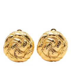 シャネル ヴィンテージ ココマーク イヤリング ゴールド メッキ レディース CHANEL【1-0260744】