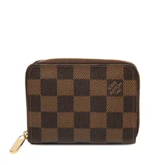 ルイ ヴィトン ダミエ ジッピー コインパース コインケース 小銭入れ　 N63070 ブラウン PVC レザー レディース LOUIS VUITTON【214-62466】