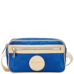 グッチ GGナイロン オフ ザ グリッド ベルトバッグ ボディバッグ 631341 グレー ベージュ ナイロン レザー メンズ GUCCI【1-0263999】のサムネイル