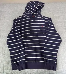 ポロ ラルフローレン ストライプ フーディー L