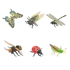 昆虫 バッタ 動物 蜂 トンボ インテリア セミ 置物 蝶 リアル 家おもちゃ 模型 塗装済 動物フィギュア 昆虫のおもちゃ 完成品 昆虫モデル