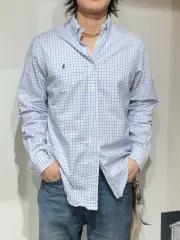 ポロ ラルフ ローレン チェック オックスフォードシャツ