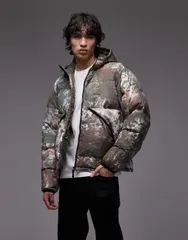 グラミチ メンズ アウター ジャケット・ブルゾン ダウン ジャケット Gramicci down puffer jacket and brown tie dye Multi マルチカラーのサムネイル