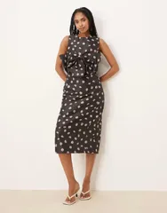 シスタージュン レディース トップス ワンピース Sister Jane Rose Bells jacquard bow dress Black ブラック