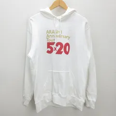 g■嵐/ARASHI 5×20 anniversarytour ツアーパーカー【XL】白/兼用/49【中古】■