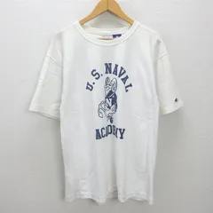 g■チャンピオン/champion プリントTシャツ/C3-R319【XL】白/men's/91【中古】■