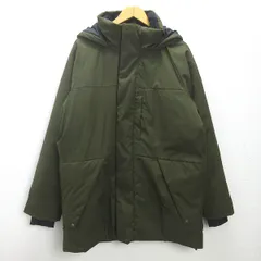 d■ワークマン/WORK MAN FLAME-TECH (R)洗えるフュージョンダウンモンスターパーカ【F(M-L)】カーキ/MENS/4T【中古】