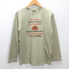 g■エーグル/AIGLE ロンT カットソー/コットン【L】ベージュ系/men's/81【中古】■