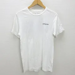 g■パタゴニア/Patagonia ビッグロゴ オーガニックコットン Tシャツ/STY39151FA19【XS】白/men's/97【中古】■