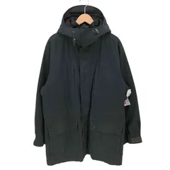 ランズエンド LANDS END 90-00S 裏地ネイティブボーダー 比翼 ダブルジップ フーデッド コート メンズ import：M 
