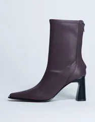 トップショップ レディース シューズ ブーツ・レインブーツ アンクル ブーツ Topshop Nicky chisel toe ankle boots Burgundy バーガンディのサムネイル