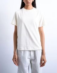 BLAMINK PRE ロゴパッチショートスリーブTEE ホワイト ブラミンク