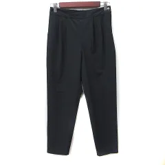 マカフィー MACPHEE トゥモローランド テーパードパンツ 36 S 黒 ブラック /YI