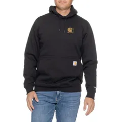 カーハート メンズ トップス シャツ ロゴ パーカー Carhartt 107064 Force Logo Hoodie Factory Seconds Black ブラック