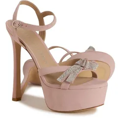 スチュアート ワイツマン レディース シューズ スニーカー プラットフォーム サンダル スエード Stuart Weitzman Made in Spain SW Mega Bow Platformのサムネイル