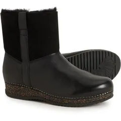 ダンスコ レディース シューズ ブーツ・レインブーツ レザー Dansko McKenzie Faux ShearlingLined Boots Leather For Women Black ブラック
