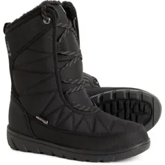 カミック レディース シューズ ブーツ・レインブーツ Kamik Hannah Mid Snow Boots Waterproof Insulated For Women Black ブラックのサムネイル