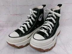【中古】CONVERSE ｺﾝﾊﾞｰｽ ALL STAR TREKWAVE HI ｵｰﾙｽﾀｰ ﾄﾗｯｸｳｪｰﾌﾞ ﾊｲｶｯﾄ ｽﾆｰｶｰ 1SD662 ﾌﾞﾗｯｸ 24.0cm 991909543