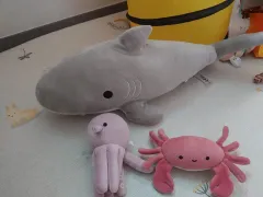 サメ/タコ/カニ ぬいぐるみ セット まとめ