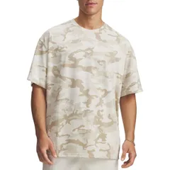 アンダーアーマー メンズ トップス Tシャツ プリント Under Armour Mens Heavyweight Athletic Department Allover PrintShirt StoneWhite ホワイト