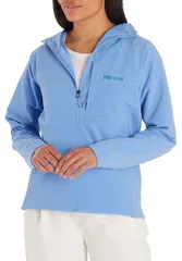 マーモット レディース アウター ジャケット・ブルゾン パーカー Marmot Womens Pinnacle DriClime Hoodie Blue Bonnet ブルーのサムネイル