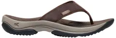 キーン メンズ シューズ サンダル レザー Keen Mens Kona Flip Leather Waterproof Sandals JavaDark Earth