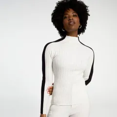 キャリー レディース アウター ニット・セータートルネック CALIA Womens Mixed Stitch Turtleneck Sweater Cloud Cover