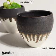 陶芸　植木鉢　３号　たれ模様　作家鉢　種類を選べます　No.335H10　No.317H10