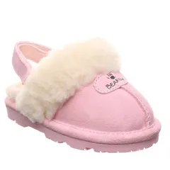 ベアパウ レディース シューズ サンダル スエード Bearpaw Loki Girls Suede SlipOn Slippers Prism Pink ピンクのサムネイル