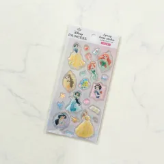 新品 ディズニープリンセス Disney エポキシラメシール 立体シール コレクション コレクター シールブック シールファイル シールノート シール交換 シール帳に