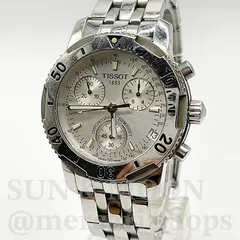 TISSOT ティソ クロノグラフ ダイバーズ メンズ腕時計 T362 462 PRS200 クオーツ シルバーカラー OJ263-3のサムネイル