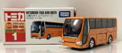 タカラトミー トミカ赤箱中国製 三菱ふそう エアロクィーン/新車シール付 1
