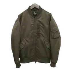 ユニクロ UNIQLO ＋J ジルサンダー 311-445765 ハイブリッドダウン オーバーサイズ MA-1 ブルゾン ジャケット M ダークオリーブ系