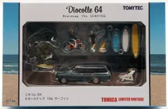 TOMYTEC ジオコレ64/TOMICA LIMITED VINTAGE NEO トヨペット マスターライン(青) カースナップ19a サーフィン 19a