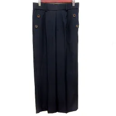 ドレスキップ DRESKIP パンツ スラックス M 紺 ネイビー /RT