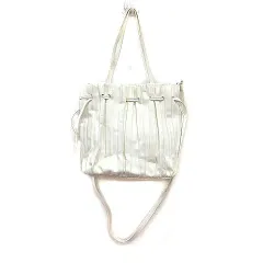 ザラ ZARA ハンドバッグ ショルダー 2way 白 ホワイト /MS