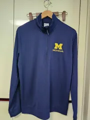 チャンピオン ミシガン ハーフジップ 長袖Tシャツ ネイビー 100