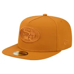 ニューエラ メンズ アクセサリー 帽子 Mens New Era Brown San Francisco 49ers Color Pack AFrame 59FIFTY Fitted Hat 49r Brown ブラウン