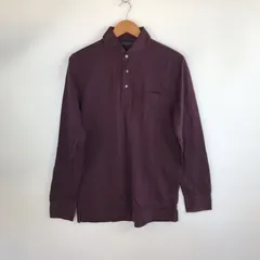 Brooks Brothers 長袖ポロシャツ メンズ M ワインレッド 3331202603280022