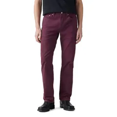リーバイス メンズ ボトムス デニムパンツ ジーンズ Mens Levis 514 Straight Fit Flex Jeans Deep Burgundy バーガンディ