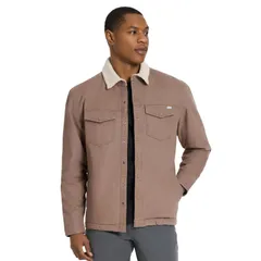 ハーレー メンズ アウター ジャケット・ブルゾン シャツ Mens Hurley Canvashirt Jacket Walnutのサムネイル
