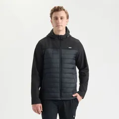 ハーレー メンズ アウター ジャケット・ブルゾン フーデッドジャケット Mens Hurley Stef Softshell Hybrid Hooded Jacket Black ブラックのサムネイル