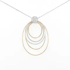 K18スリーカラー ダイヤモンド ネックレス 0.70CT