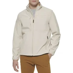 ドッカーズ メンズ アウター ジャケット・ブルゾン Mens Dockersoftshell Stand Collar Jacket Khaki カーキのサムネイル
