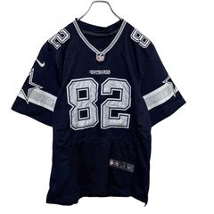 未使用品 NFL カウボーイズE.SMITH22 チャンピオンタグ ゲームシャツ 90s USA製 NFL COWBOYS E.SMITH 22 ナンバリング ナイロン メッシュ