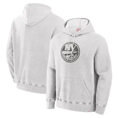 【送料無料】 ファナティクス メンズ Tシャツ トップス Mens Fanatics Cream New York Islanders Made in Canada Pullover Hoodie Isl Beige