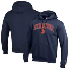 チャンピオン メンズ トップス Tシャツ ロゴ パーカー MensChampionavy Syracuse Orange Arch Over Logo Pullover Hoodie Syr Navy ネイビー
