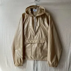 80s 90s IZOD LACOSTE アノラック パーカー / M ナイロン ベージュ ジャケット ビンテージ USA O6-03013-9277