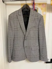 ZARA ザラ ユニセックス ツイード 105サイズ ジャケット/ チェック柄