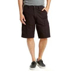 リーバイス メンズ ボトムス ハーフパンツ・ショーツ ショートパンツ Mens Levis Carrier Cargo 9534 Shorts Black ブラック